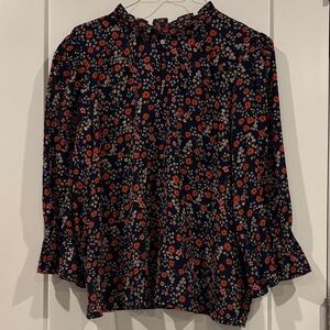 Loft Womens 3/4 Sleeve Blouse XL